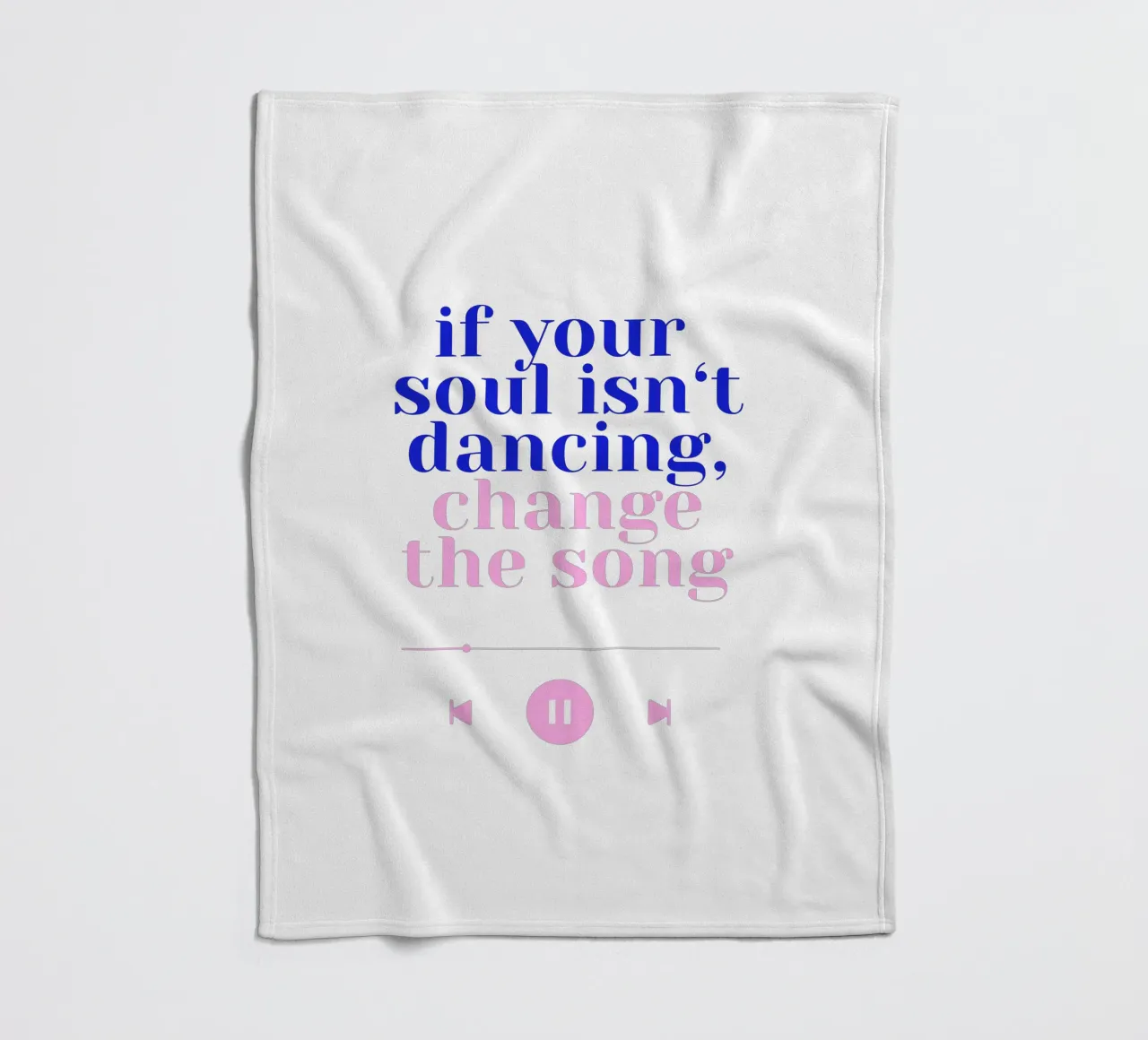 If your soul isn't dancing, change the song II coperta in pile da Bureau Purpur