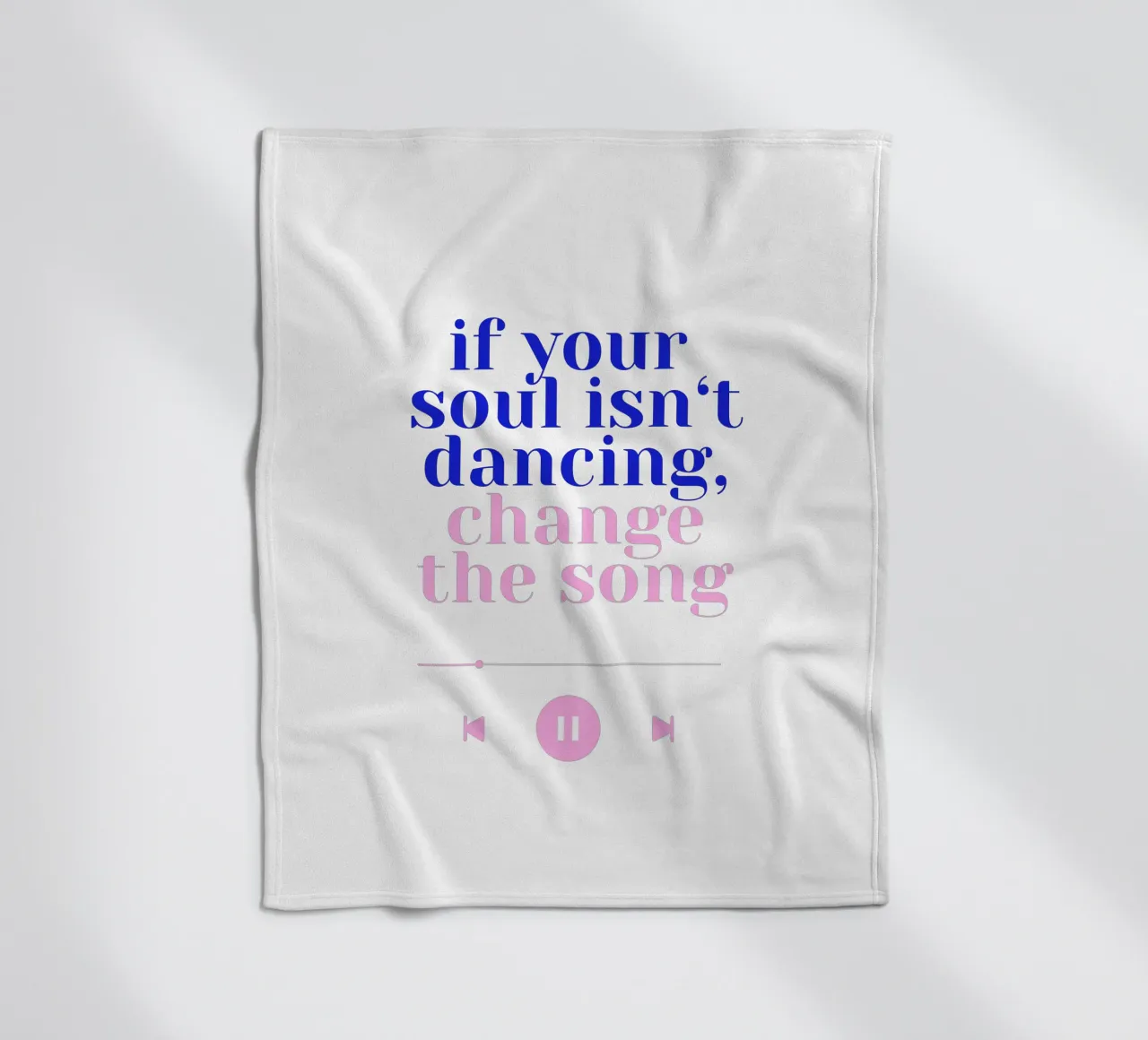 If your soul isn't dancing, change the song II coperta in pile da Bureau Purpur
