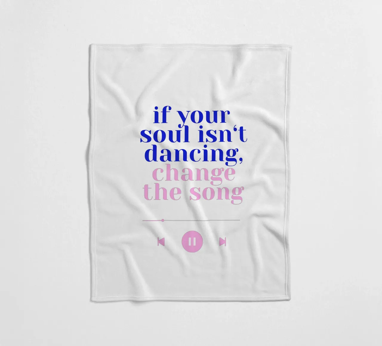 If your soul isn't dancing, change the song II coperta in pile da Bureau Purpur