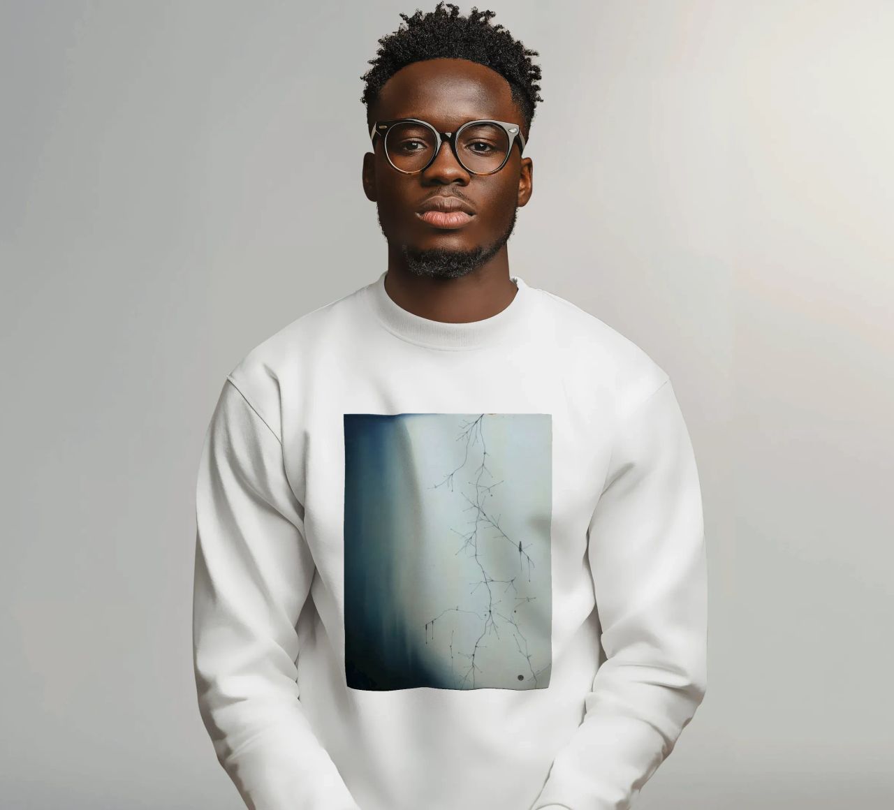 Abstract artwork depicting intricate branching patterns sweatshirt by DesignDoodle