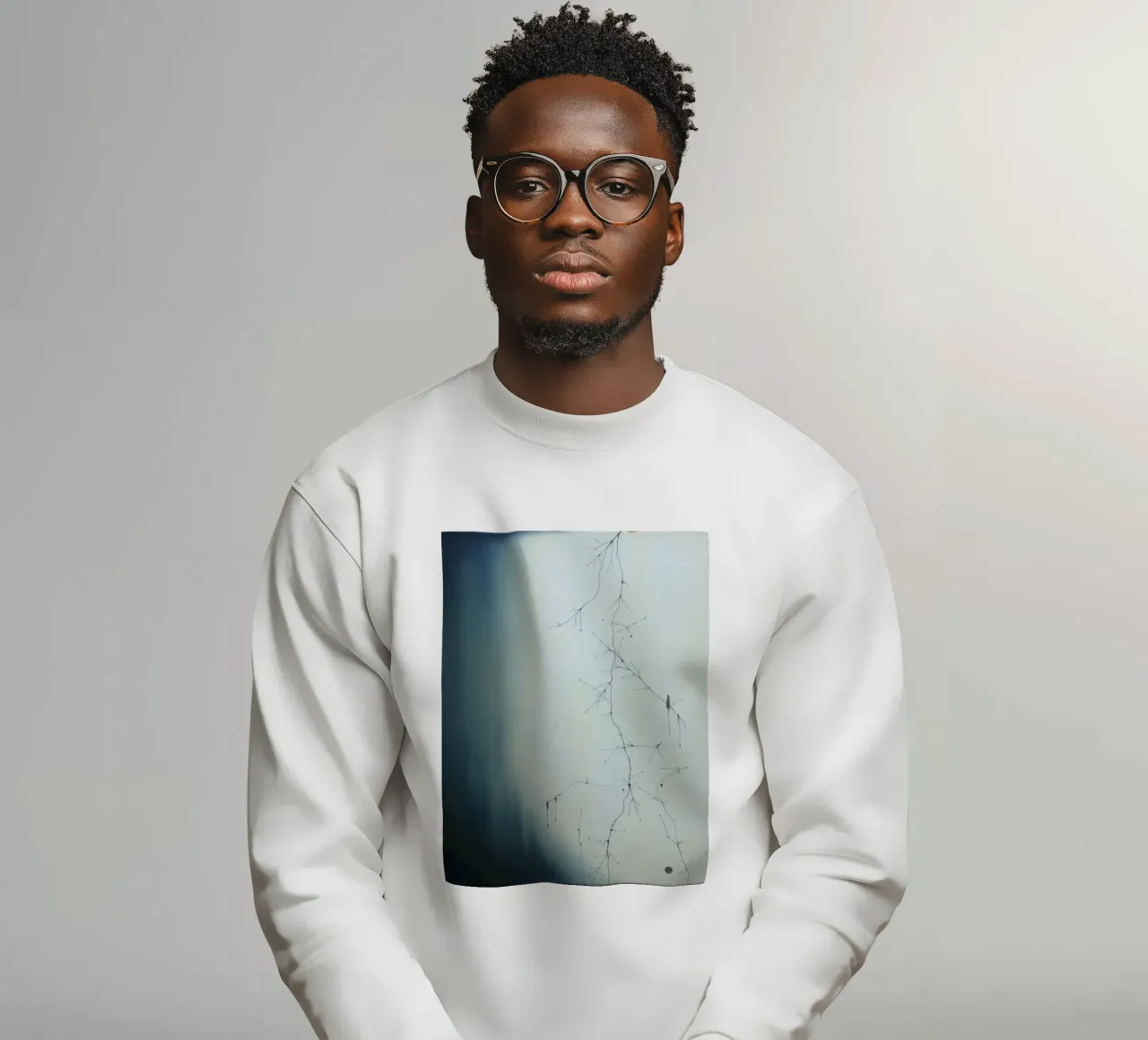 Abstract artwork depicting intricate branching patterns sweatshirt by DesignDoodle