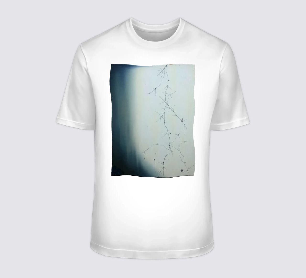 Abstraktes Kunstwerk, das verschlungene Verzweigungsmuster darstellt T-Shirt von DesignDoodle