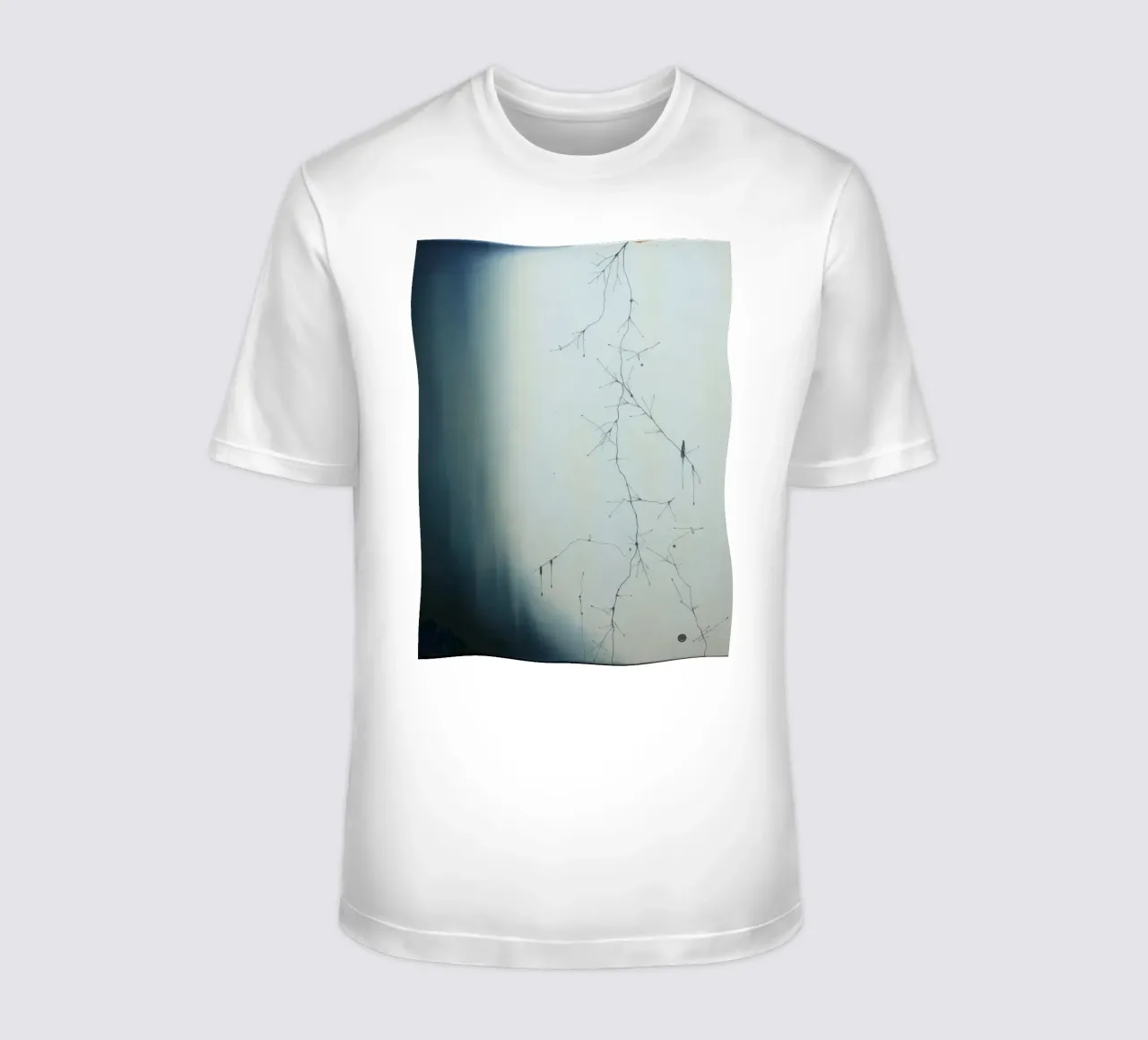 Abstraktes Kunstwerk, das verschlungene Verzweigungsmuster darstellt T-Shirt von DesignDoodle