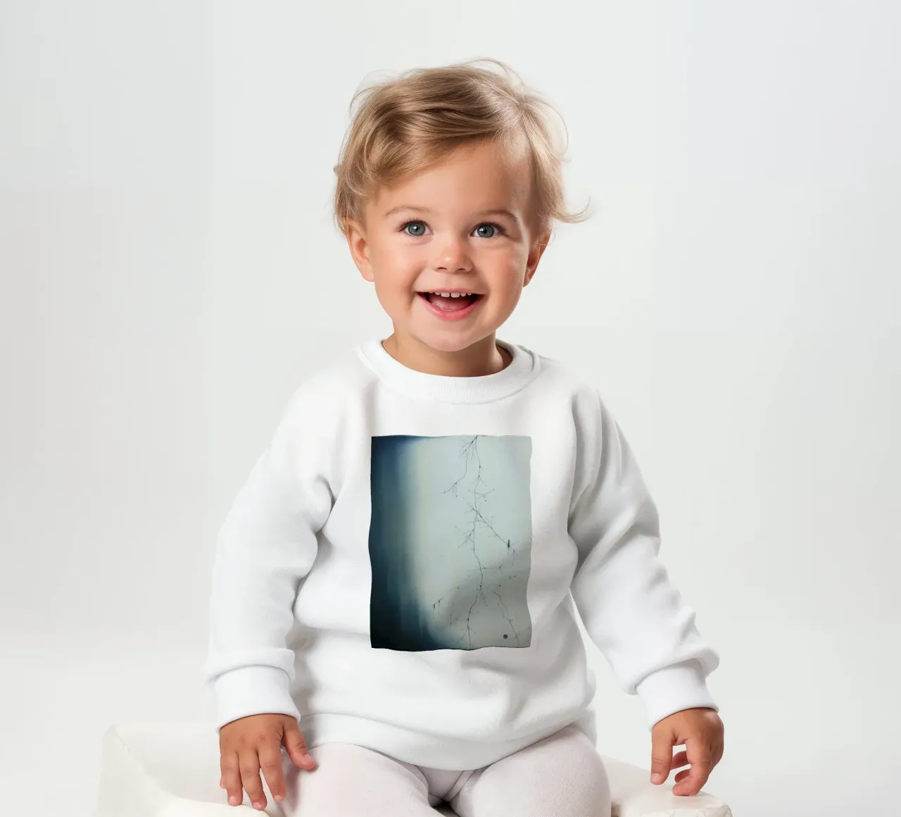 Abstract artwork depicting intricate branching patterns baby sweatshirt by DesignDoodle