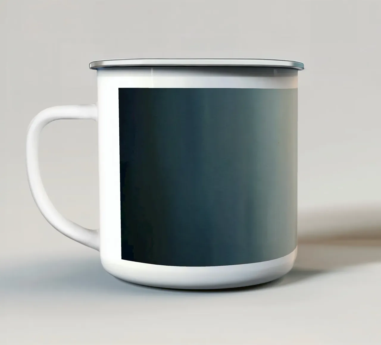 Abstraktes Kunstwerk, das verschlungene Verzweigungsmuster darstellt Emaille Tasse von DesignDoodle