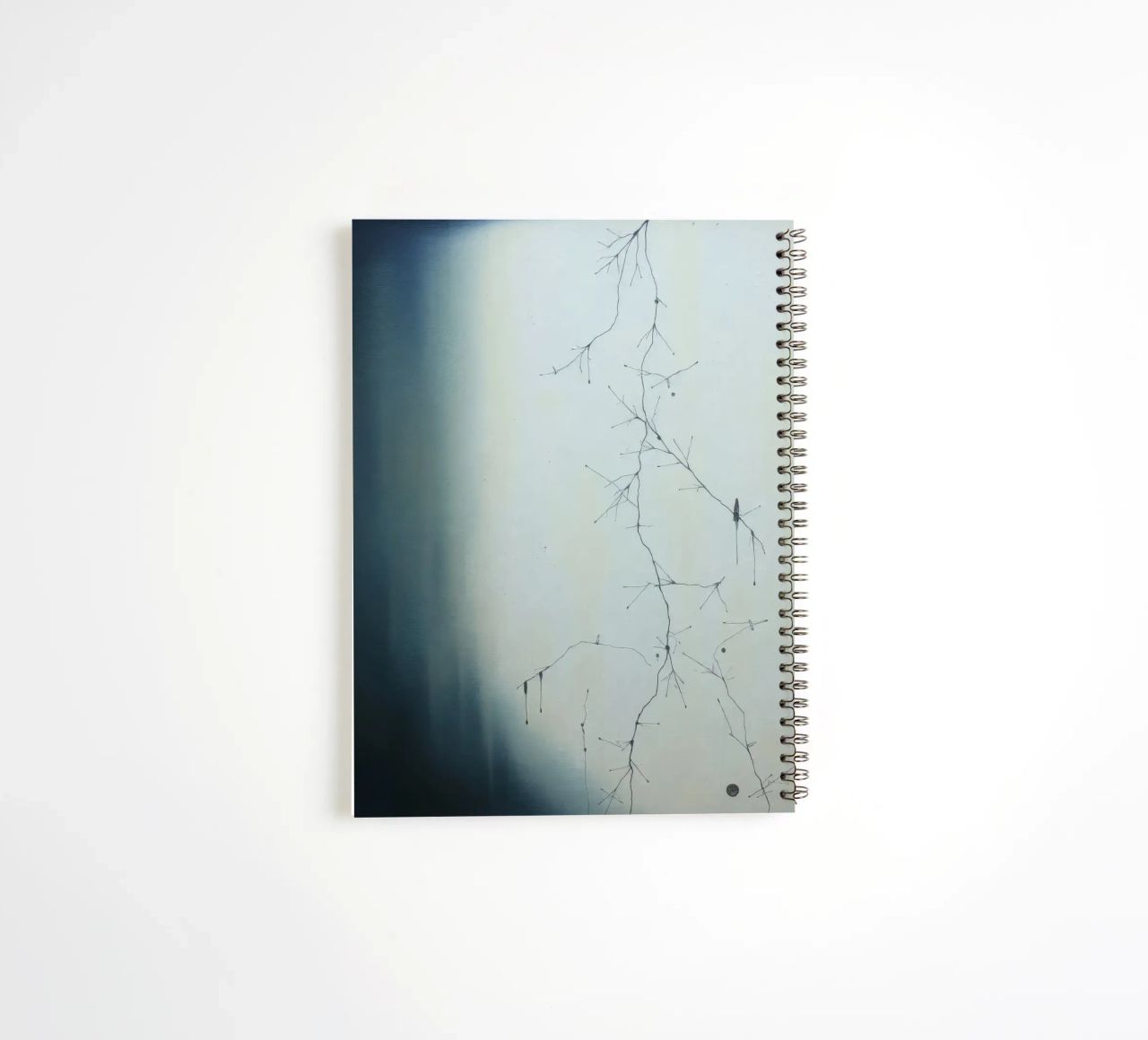 Abstract artwork depicting intricate branching patterns spiral notebook by DesignDoodle