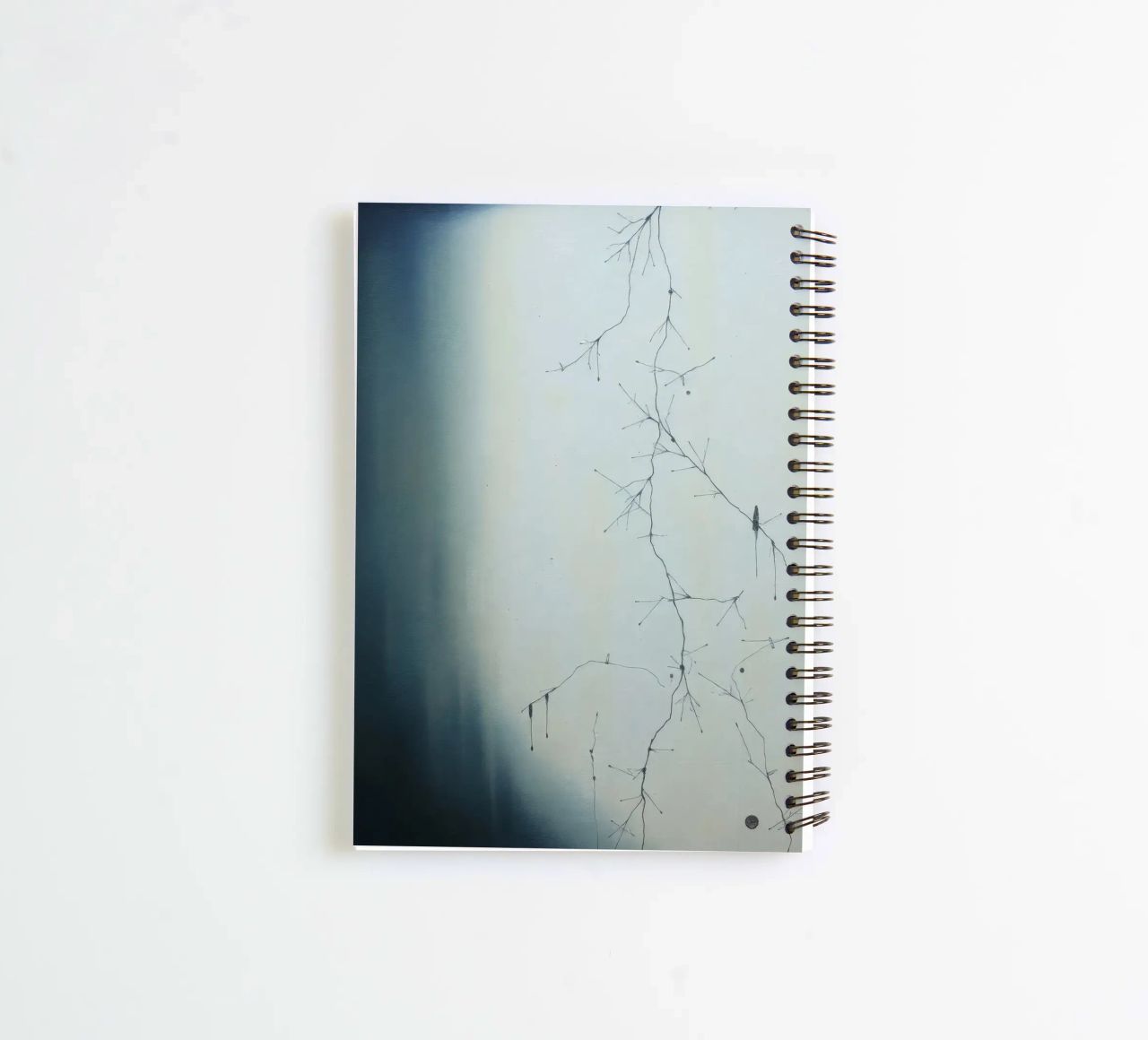 Abstract artwork depicting intricate branching patterns spiral notebook by DesignDoodle