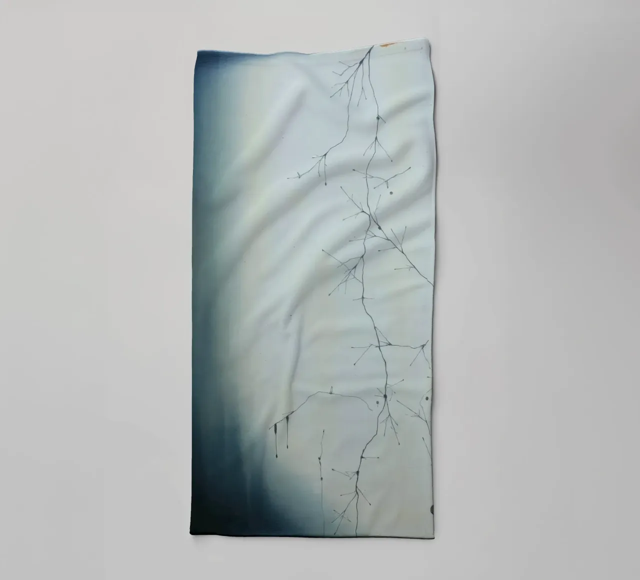 Abstract artwork depicting intricate branching patterns towel by DesignDoodle