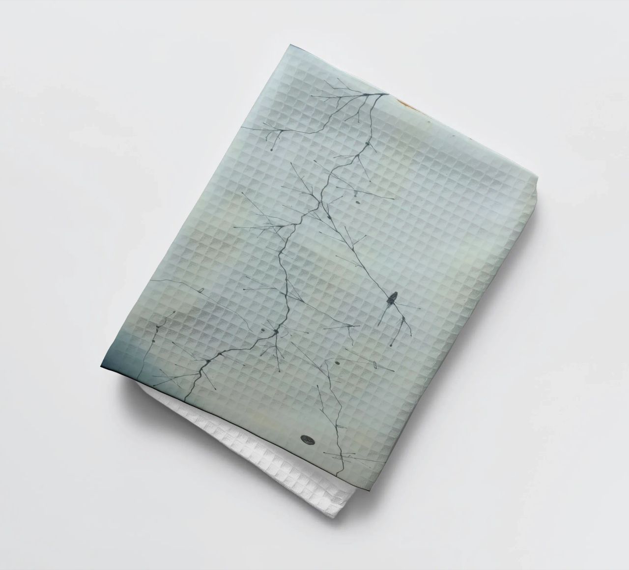 Abstract artwork depicting intricate branching patterns tea towel by DesignDoodle