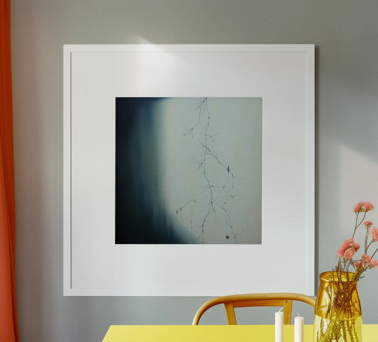 Abstract artwork depicting intricate branching patterns hahnemühle by DesignDoodle
