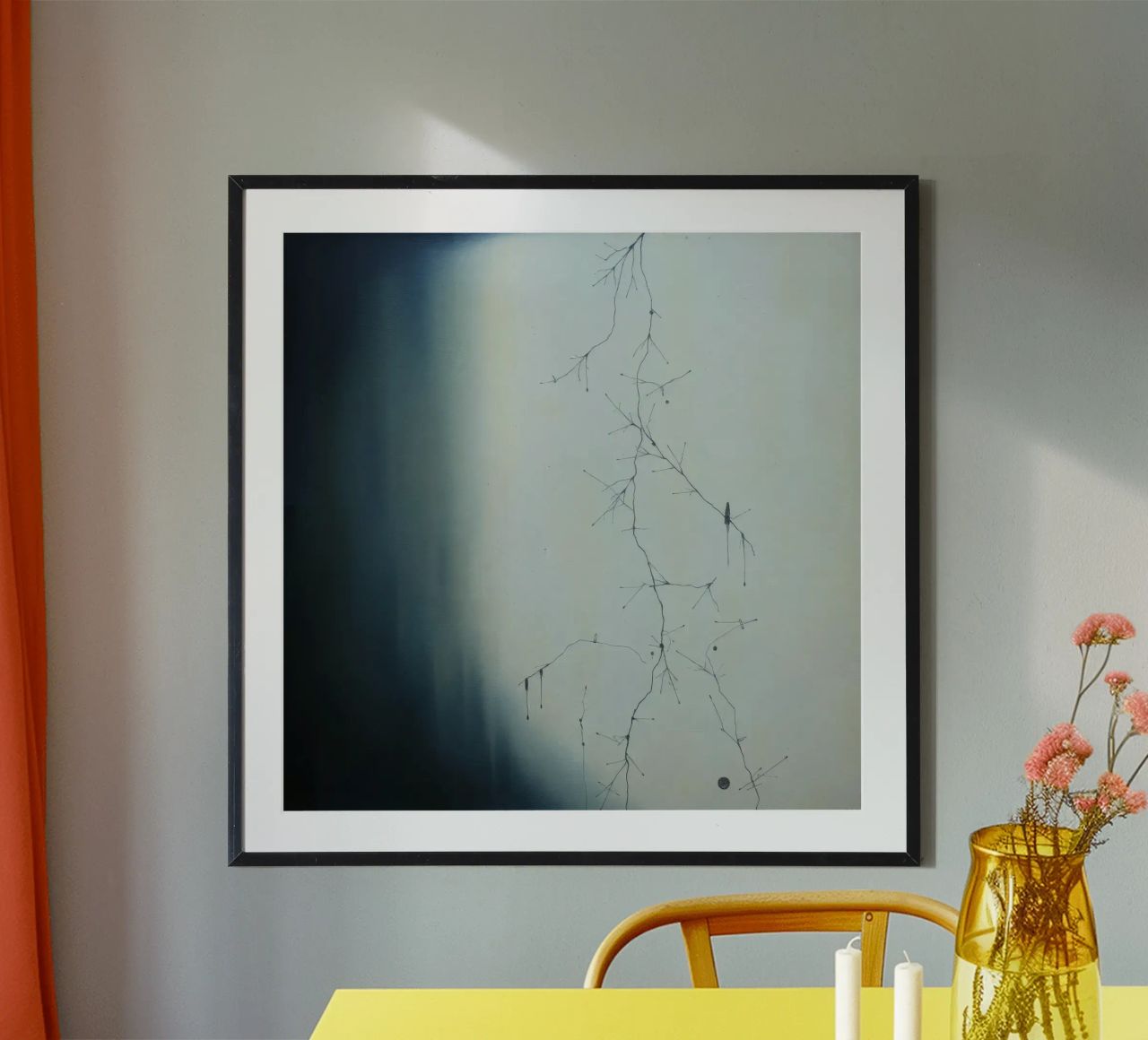 Abstract artwork depicting intricate branching patterns hahnemühle by DesignDoodle