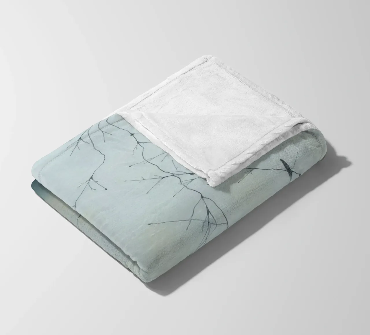 Abstract artwork depicting intricate branching patterns fleece blanket by DesignDoodle