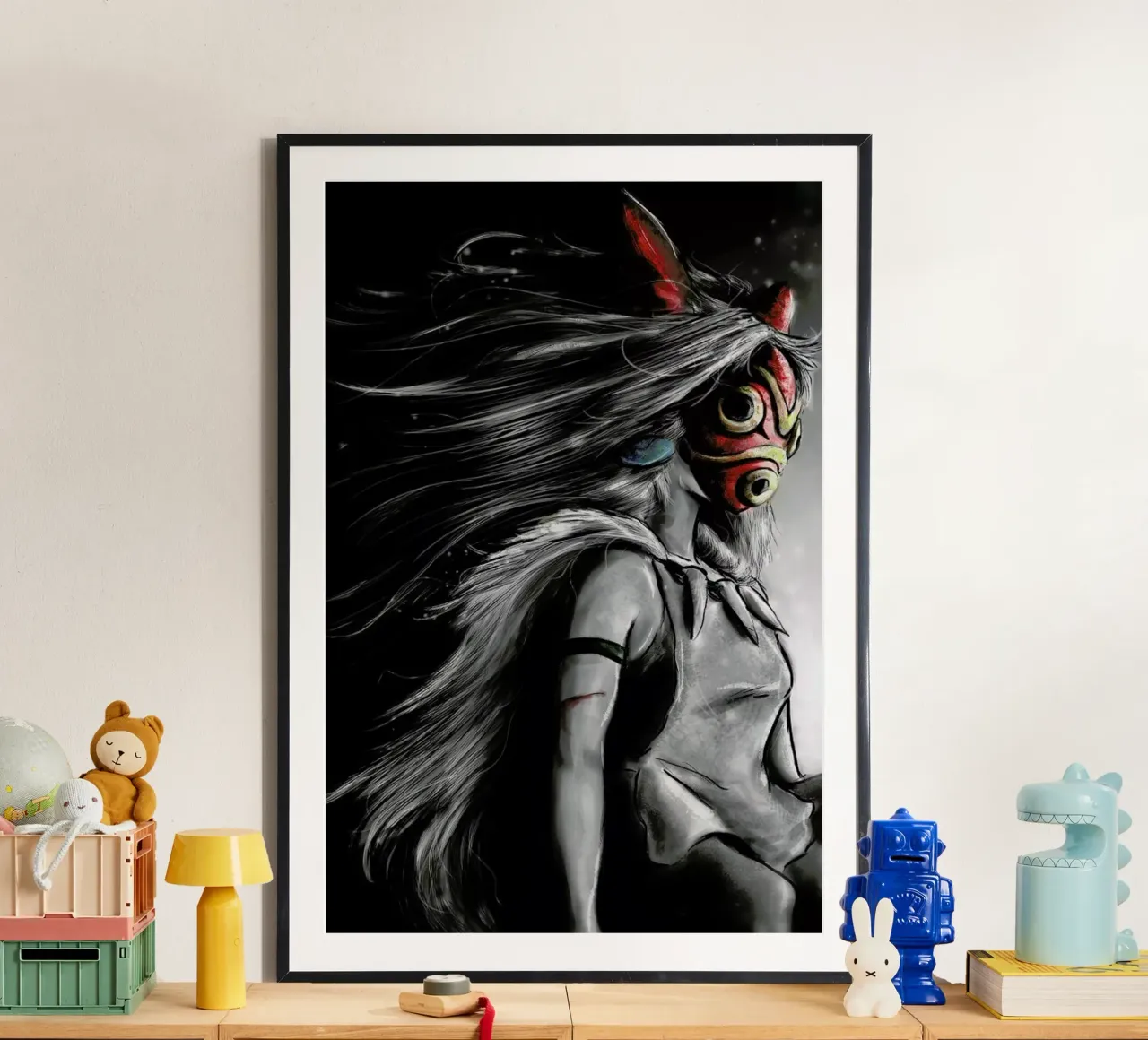 San's Fury poster con telaio in alluminio da Barrett Biggers