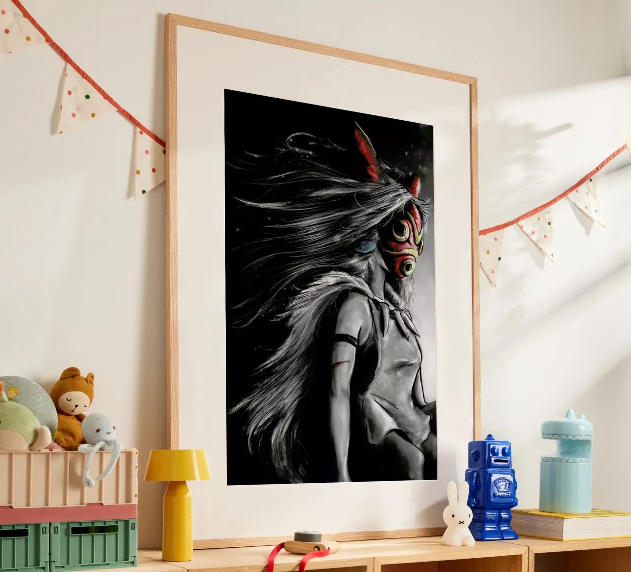 San's Fury poster con telaio in alluminio da Barrett Biggers
