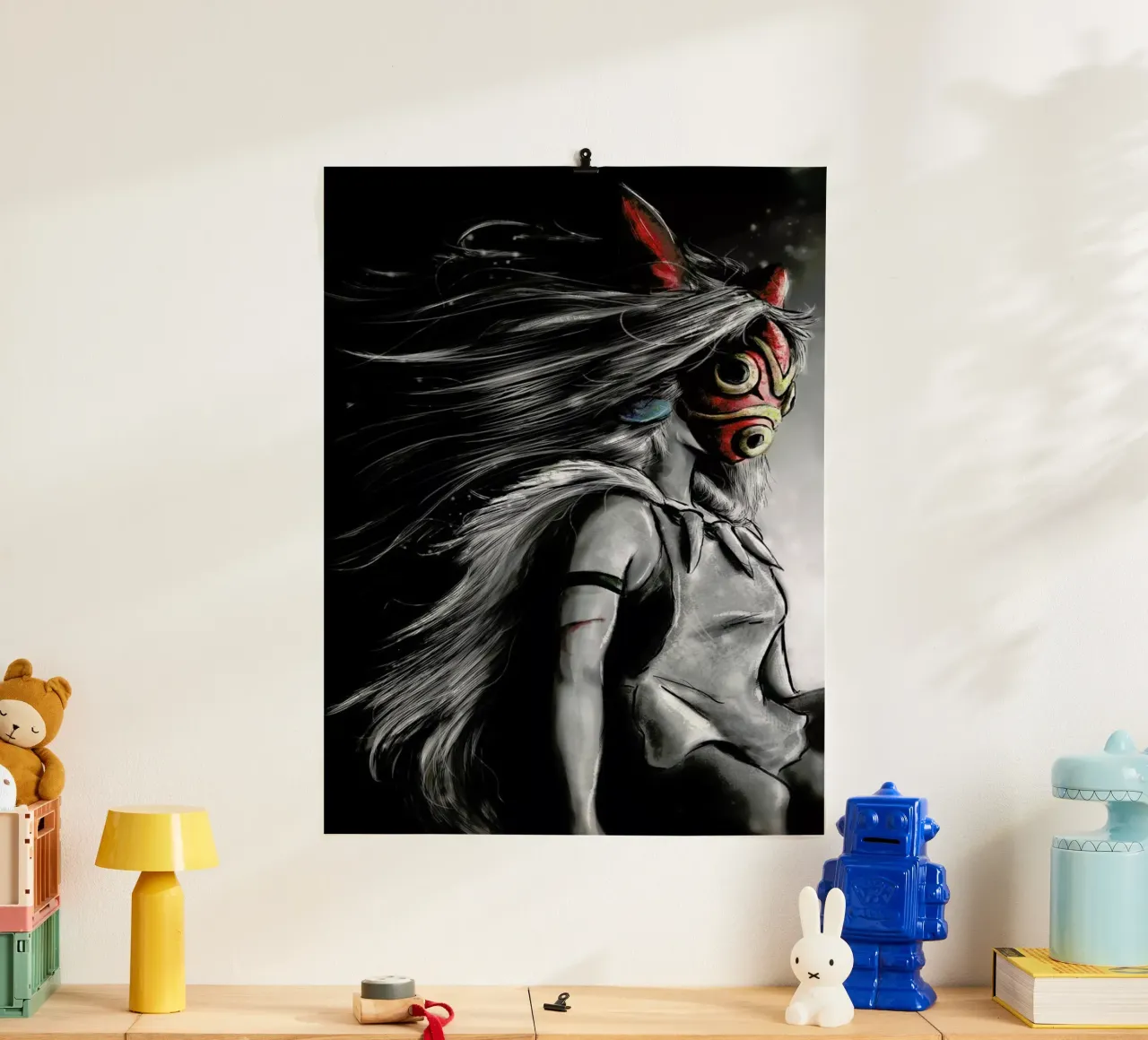 San's Fury poster con telaio in alluminio da Barrett Biggers