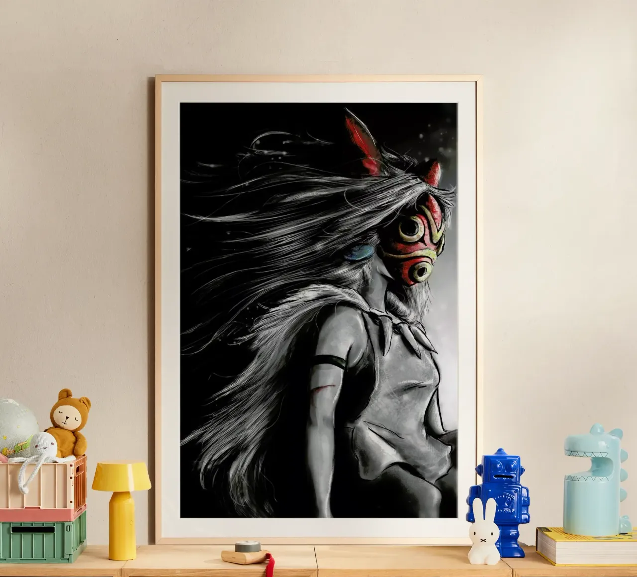 San's Fury poster con telaio in alluminio da Barrett Biggers