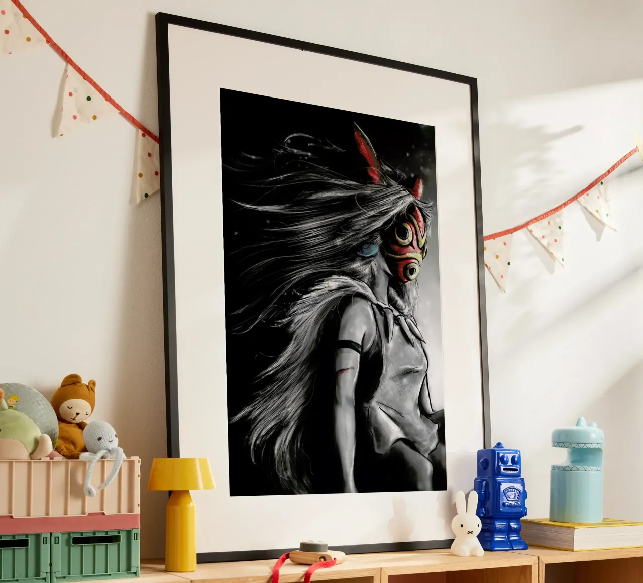 San's Fury poster con telaio in alluminio da Barrett Biggers