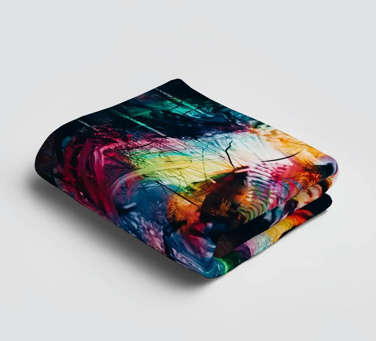 Michael Jackson abstract art towel by Hantamrata