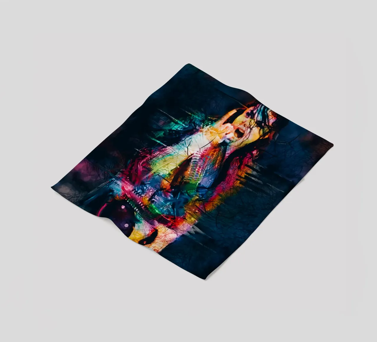 Arte astratta di Michael Jackson coperta in pile da Hantamrata