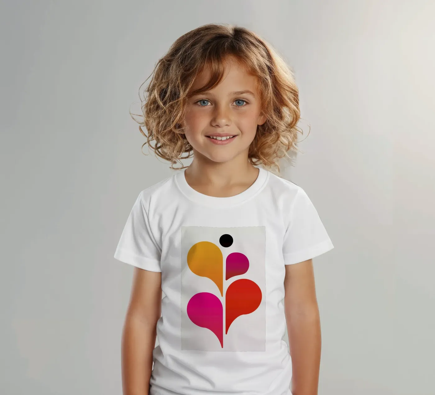 Abstract Dancer kinder t-shirt van Kubistika