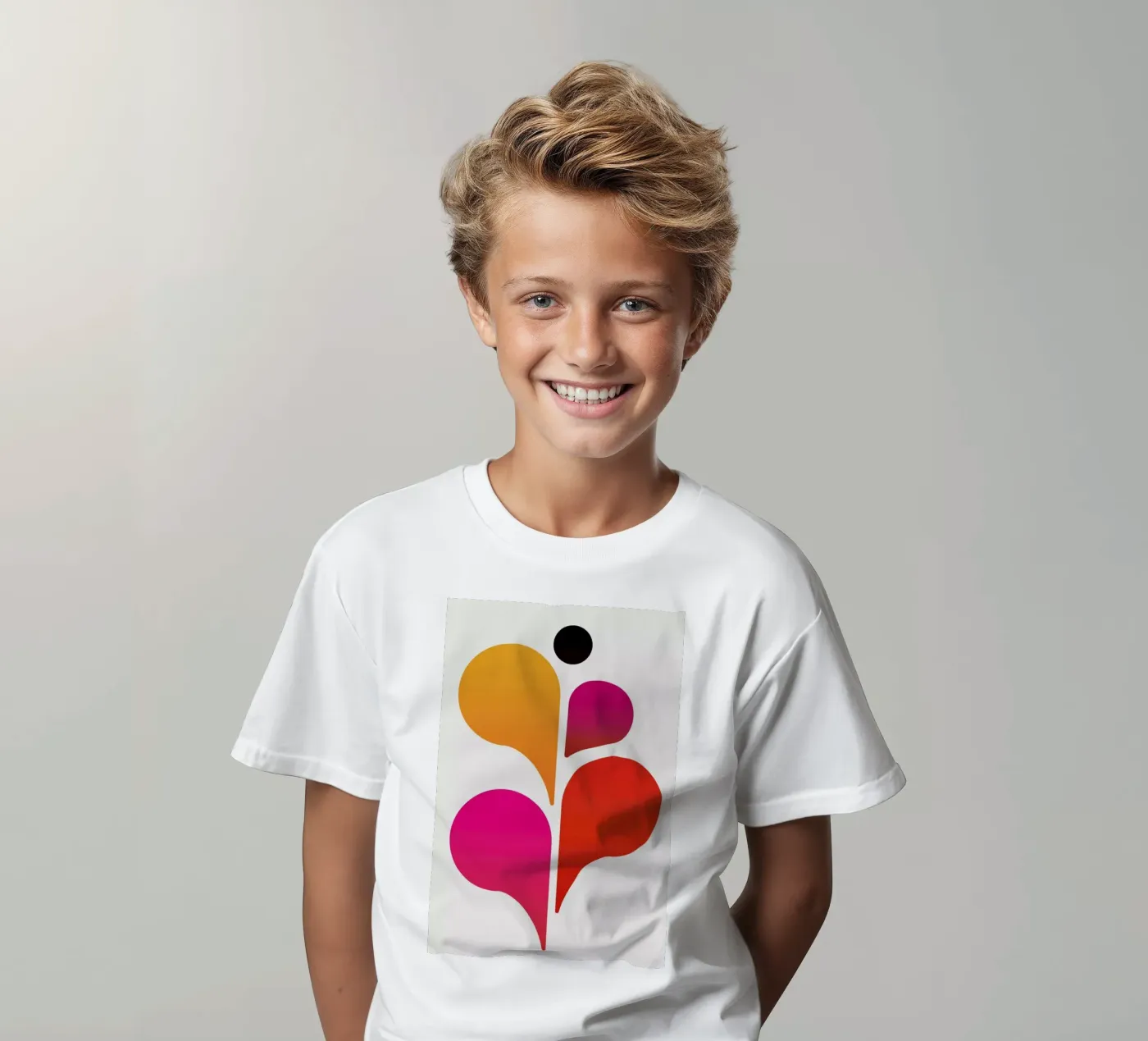 Abstract Dancer kinder t-shirt van Kubistika