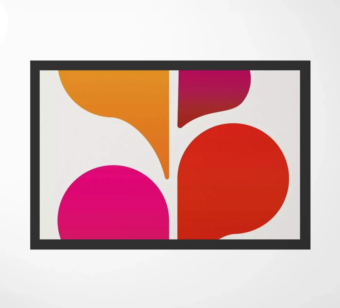 Abstract Dancer Fußmatte von Kubistika