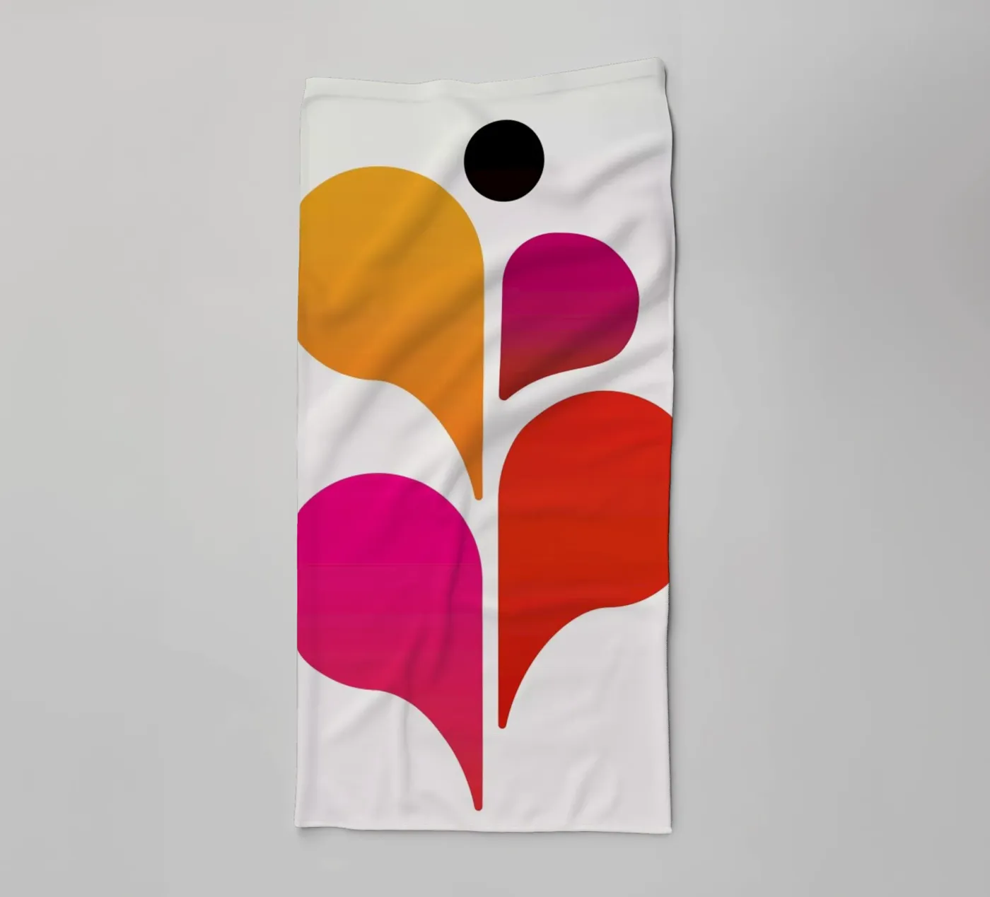 Abstract Dancer badhanddoek van Kubistika