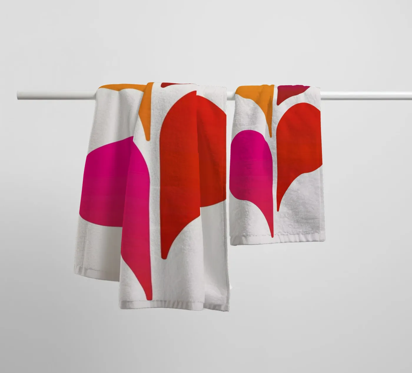 Abstract Dancer badhanddoek van Kubistika