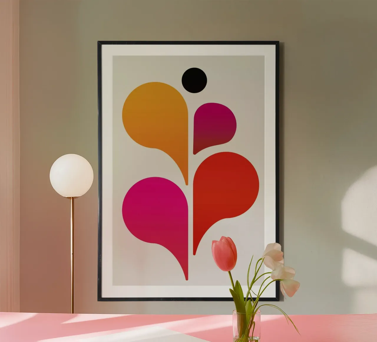 Abstract Dancer poster da Kubistika