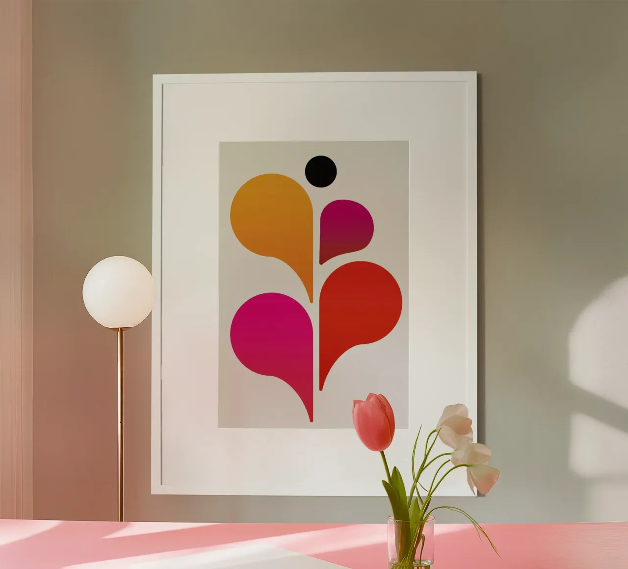 Abstract Dancer poster da Kubistika