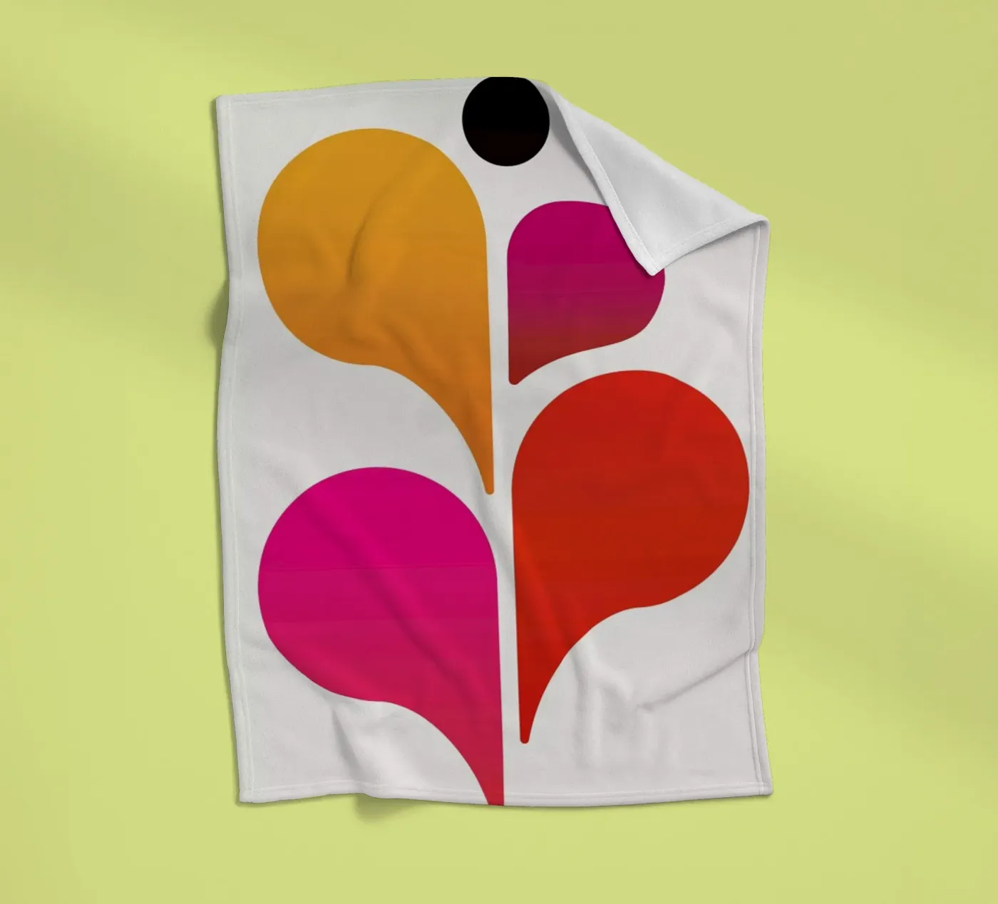 Abstract Dancer Fleecedecke von Kubistika