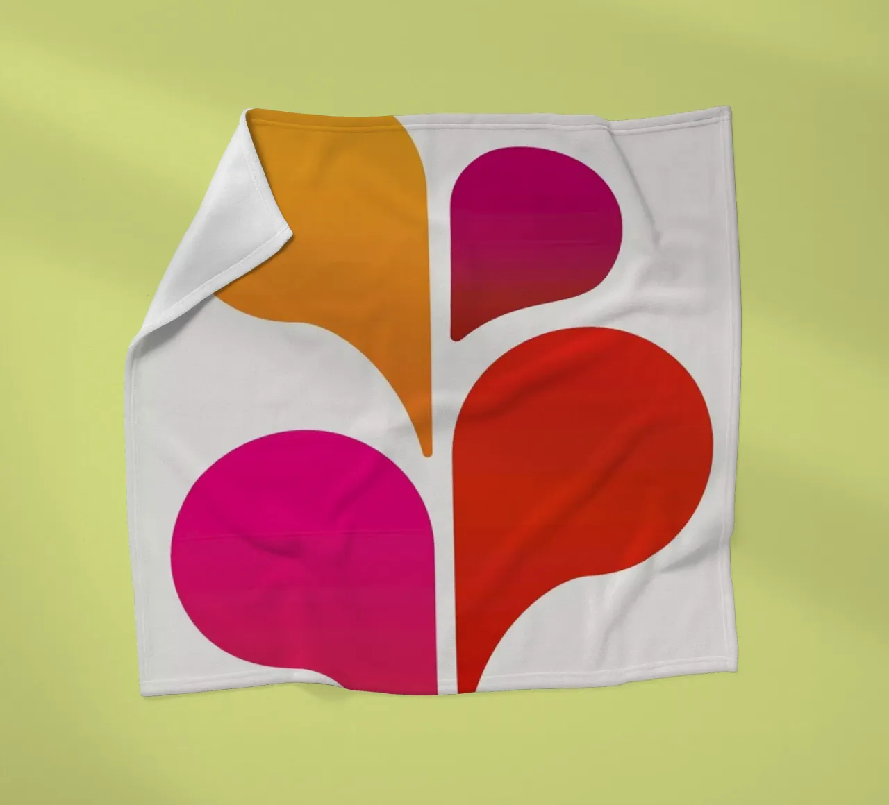 Abstract Dancer Fleecedecke von Kubistika