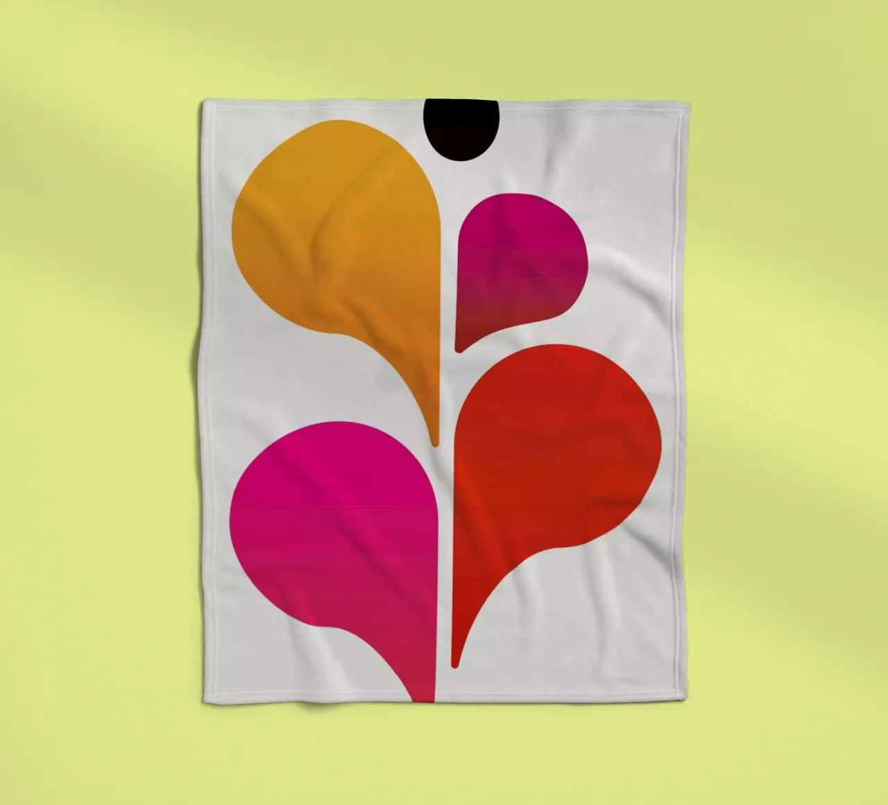 Abstract Dancer Fleecedecke von Kubistika