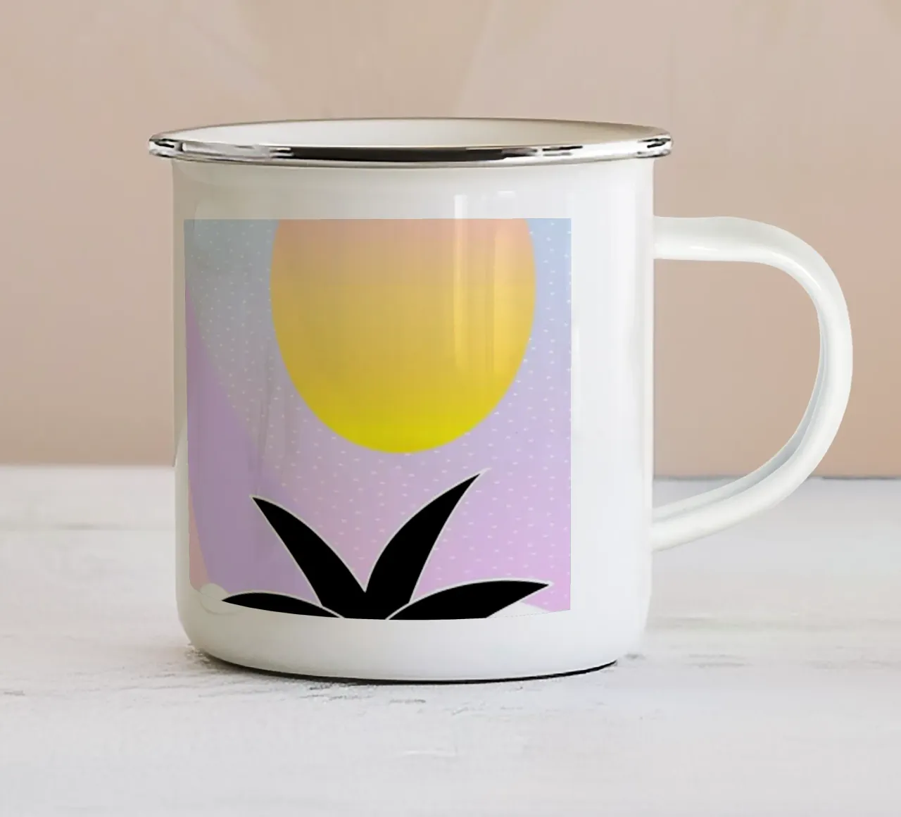 Ciao Isole Sunny Shores tazza in smalto da SilverPegasus