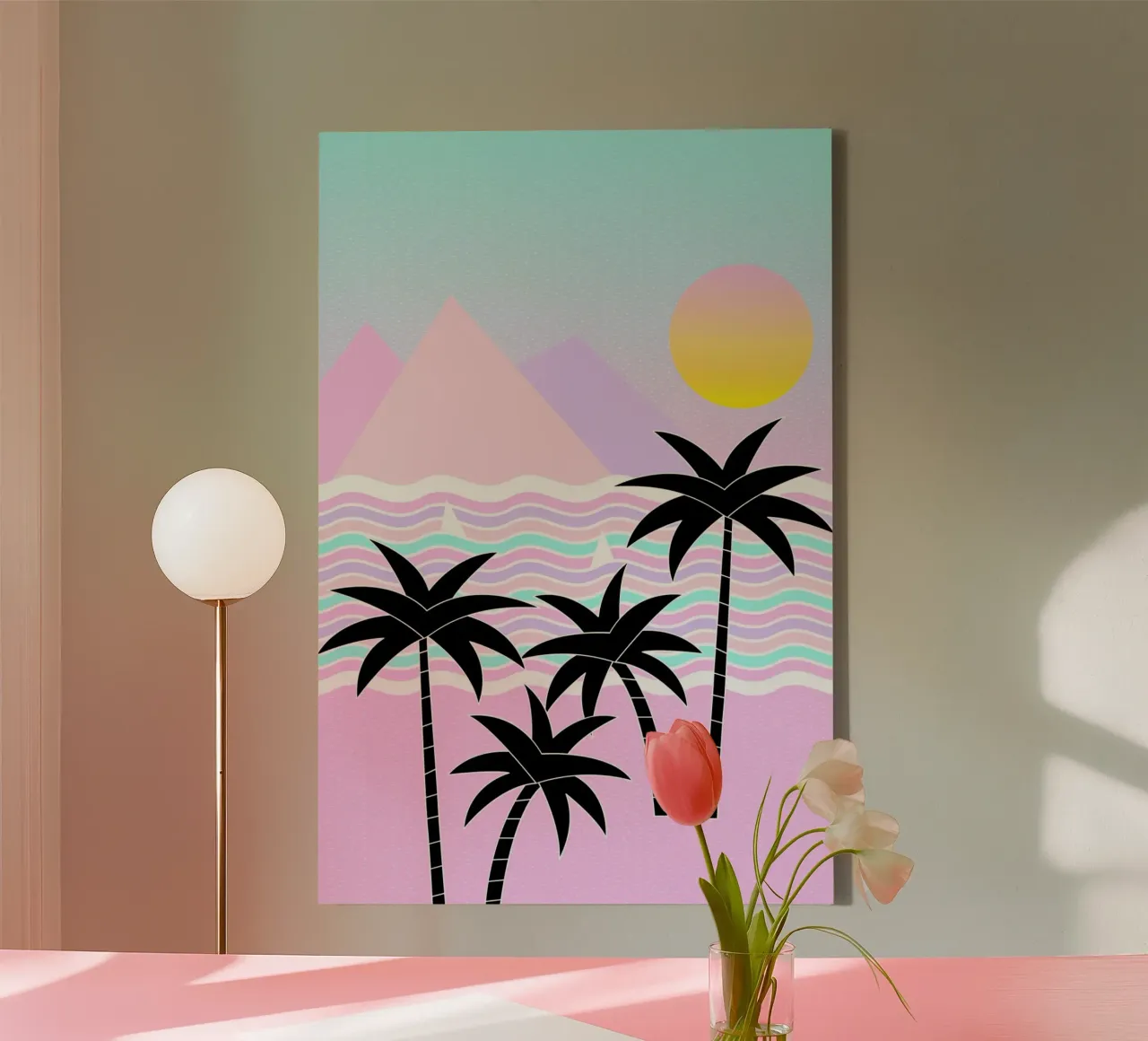 Hello Islands Sunny Shores canvas by SilverPegasus