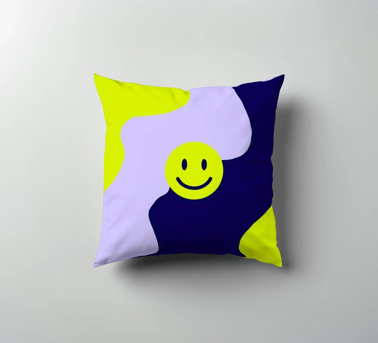 Smiley in the Middle cuscino da wee-design