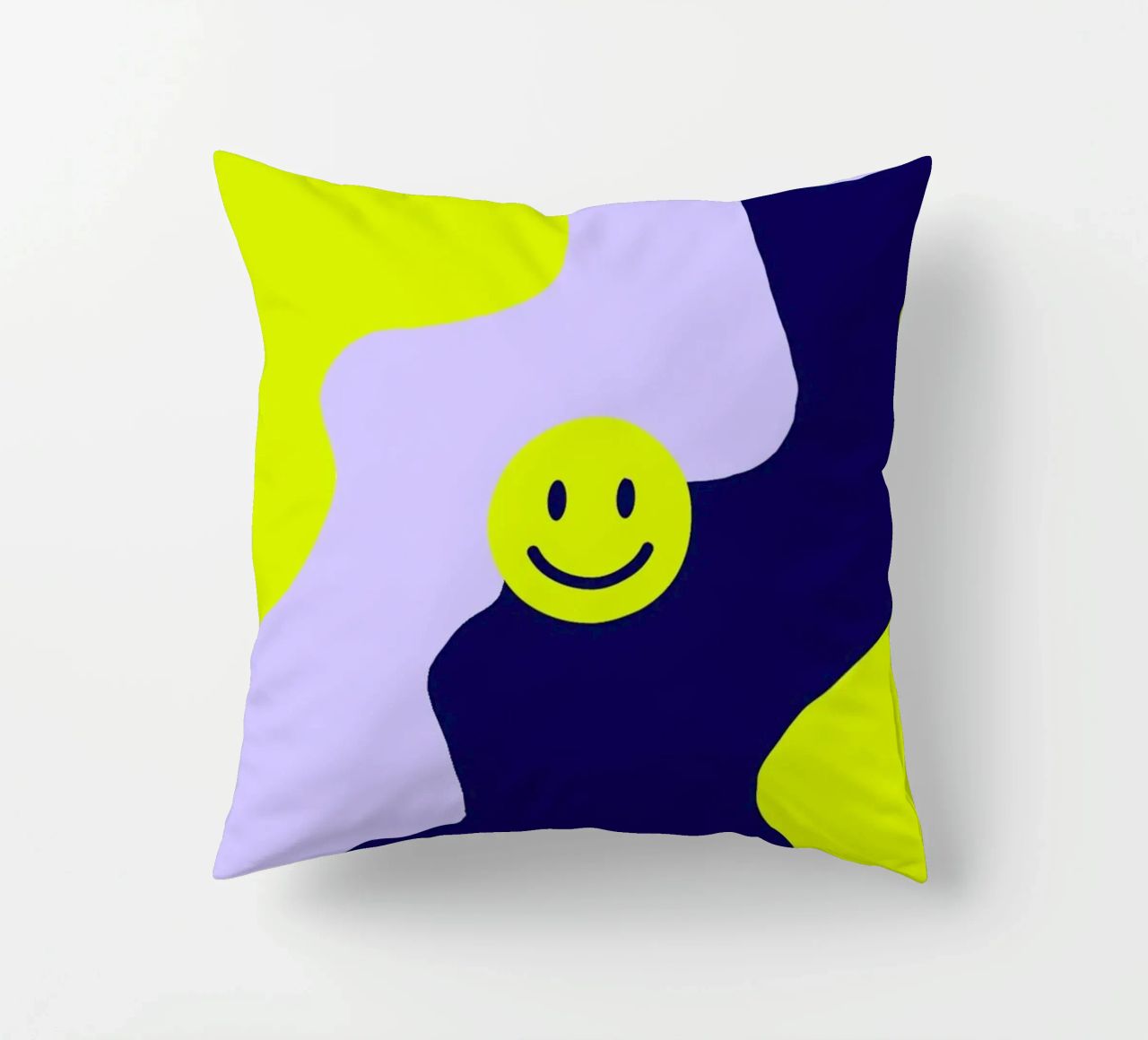 Smiley in the Middle cuscino da wee-design