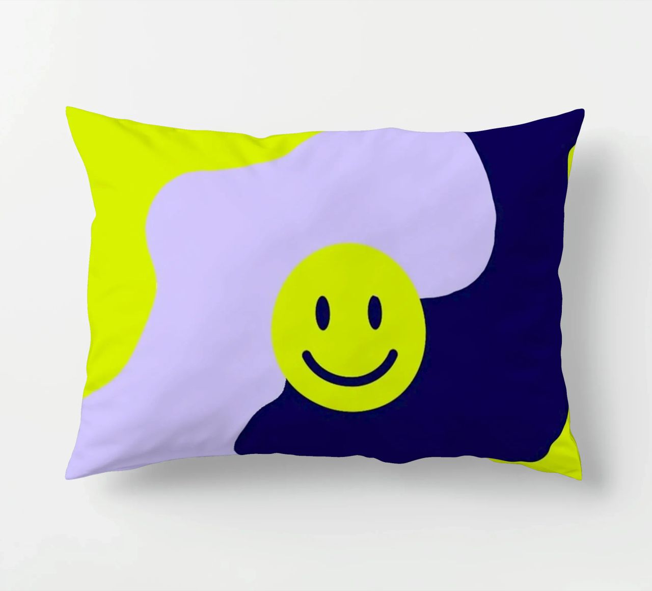 Smiley in the Middle cuscino da wee-design