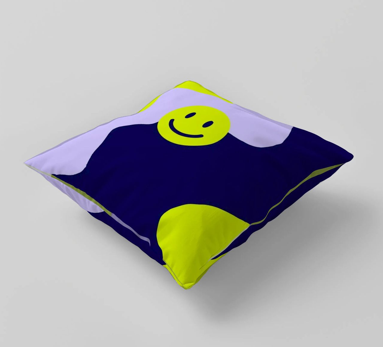 Smiley in the Middle cuscino da wee-design
