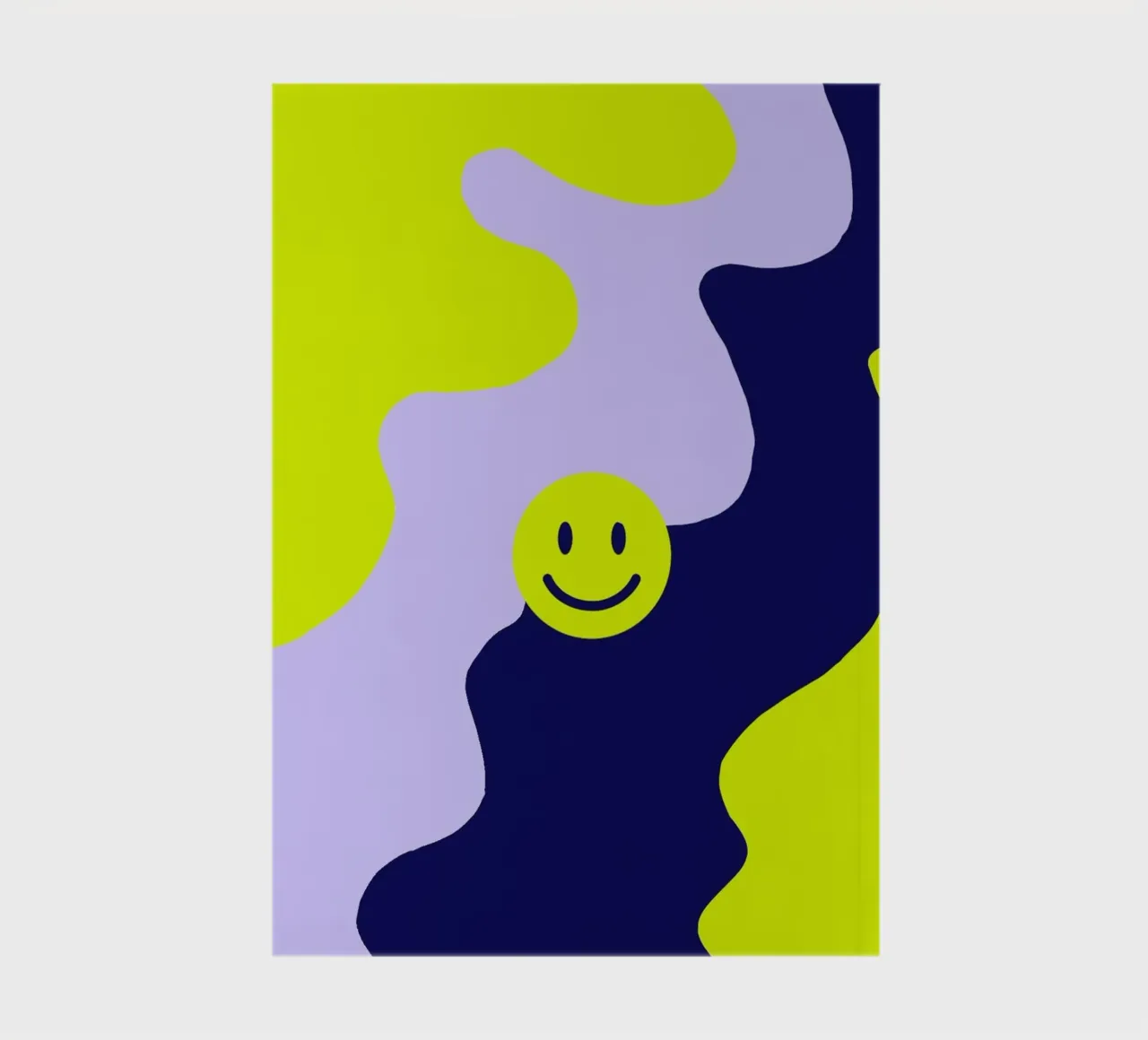 Smiley in the Middle notebook by wee-design