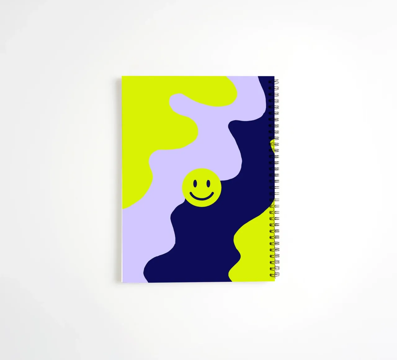 Smiley in the Middle spiral notebook by wee-design