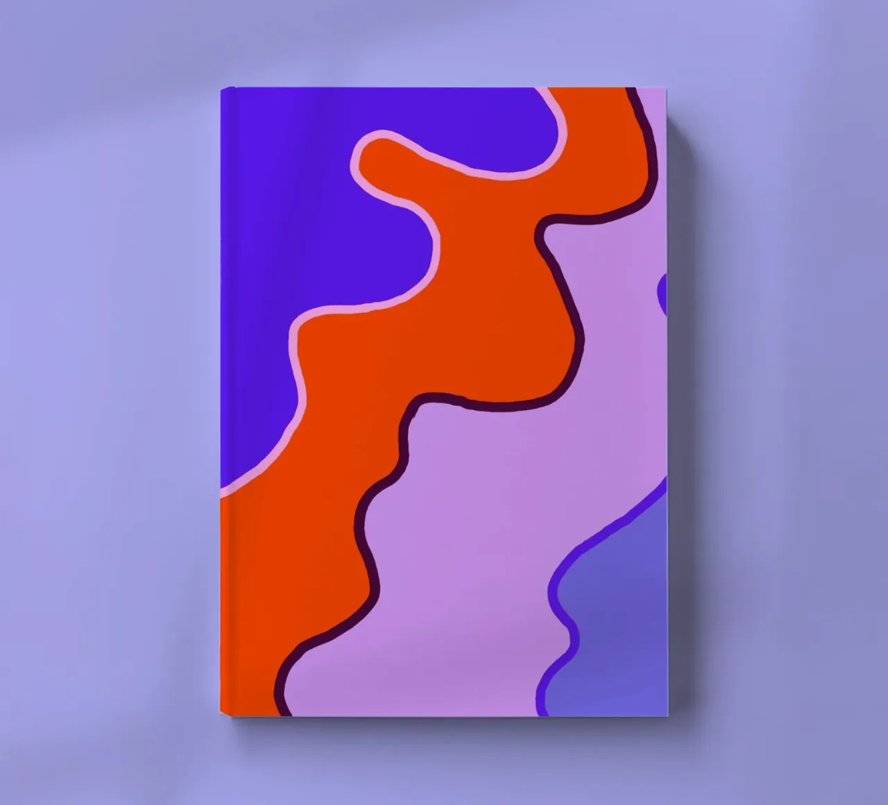 Lila Laune Kurve carnet de notes de wee-design