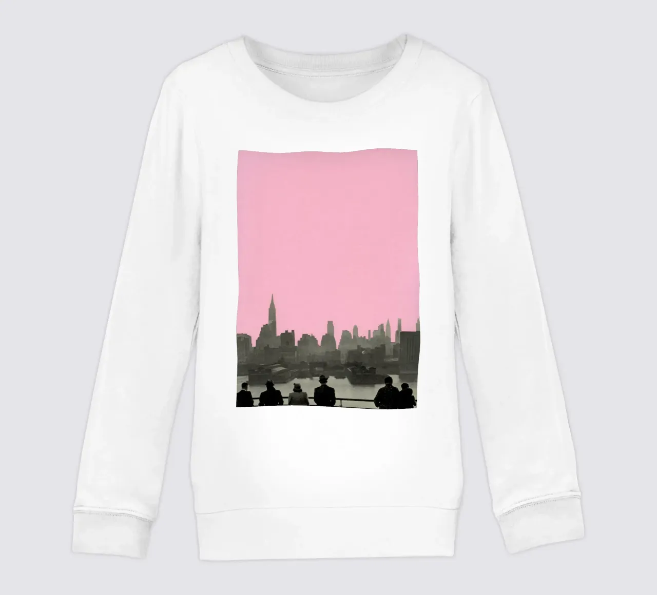 Notti a New York felpa bambino da Cassia Beck Collage