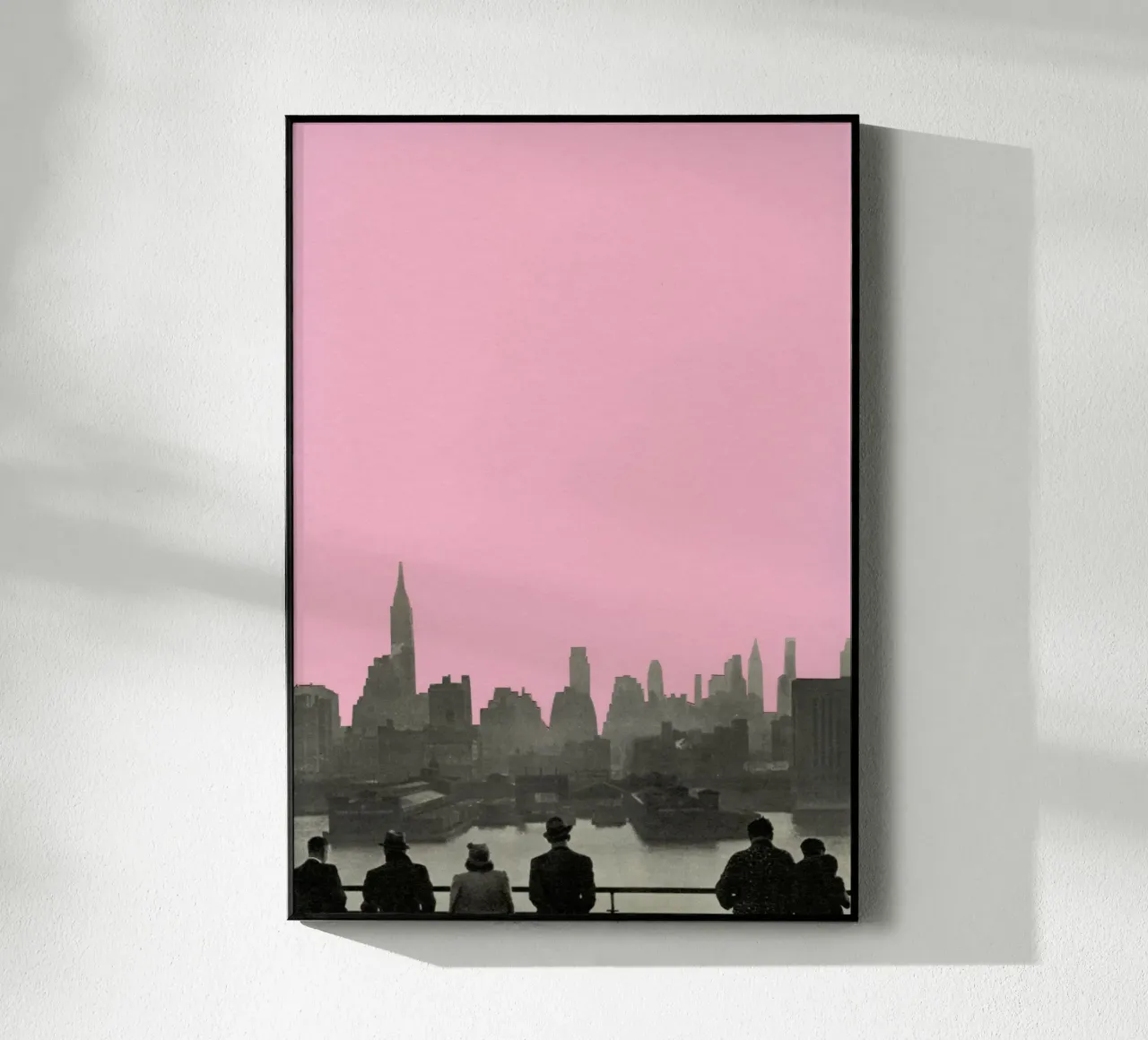 Notti a New York plexiglass da Cassia Beck Collage