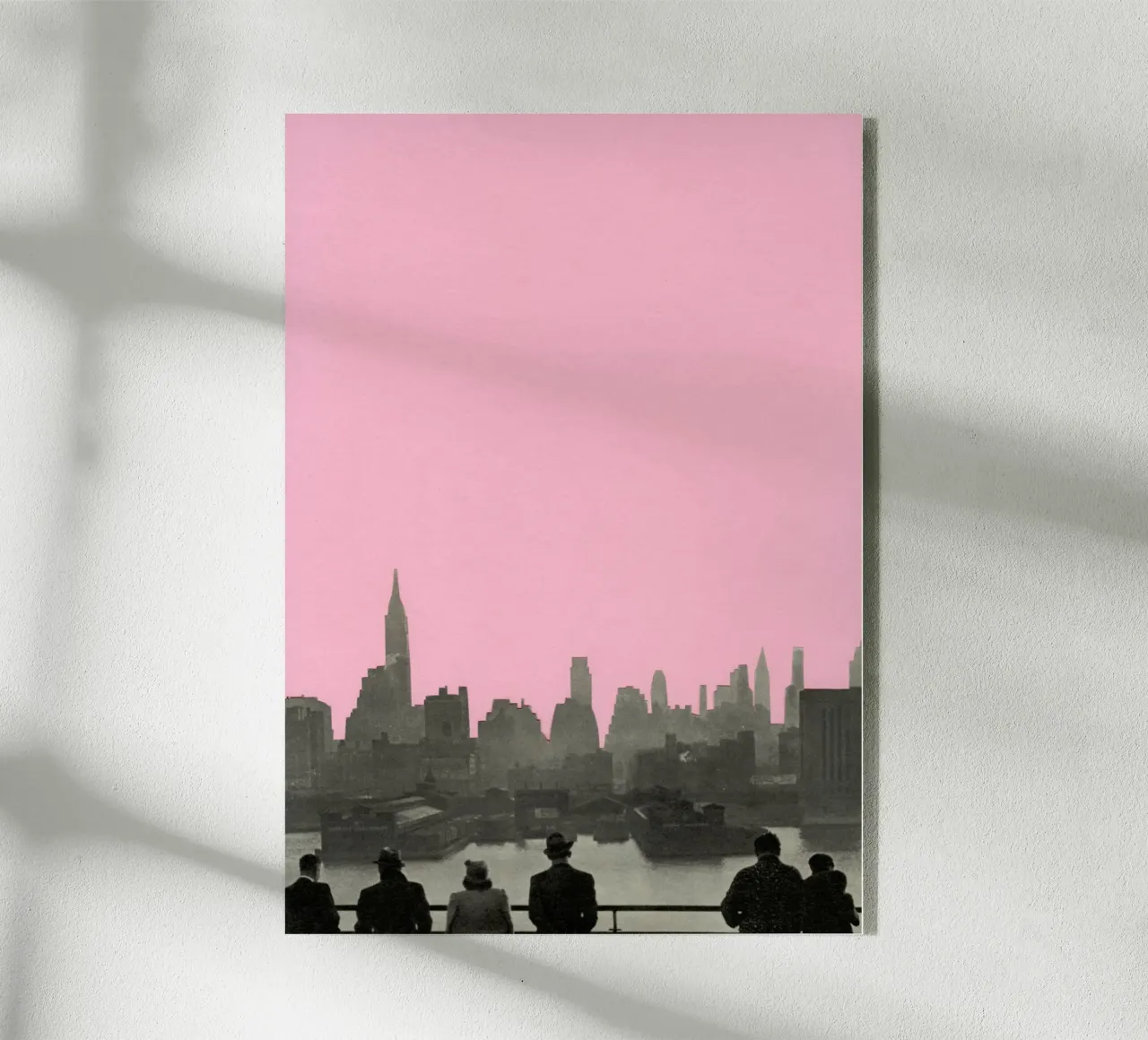 Notti a New York plexiglass da Cassia Beck Collage