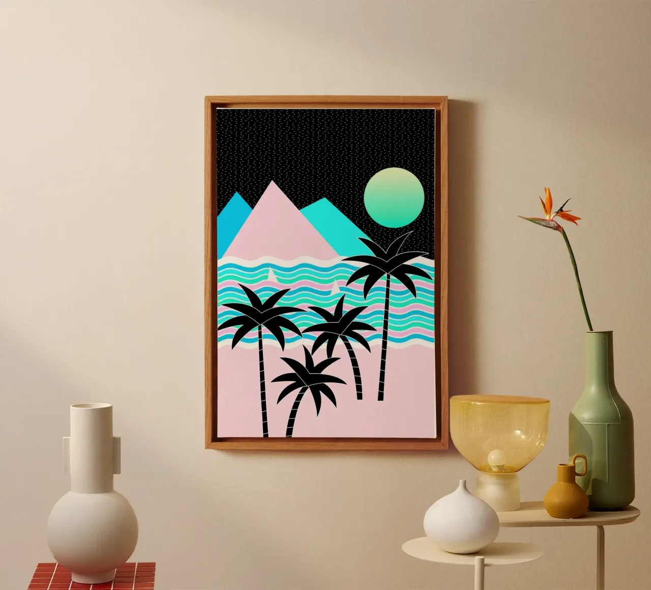 Hello Islands Starry Waves canvas by SilverPegasus