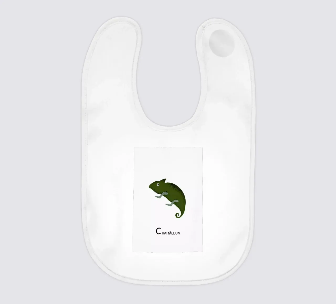 Chamäleon bavaglino da Little Flourishes