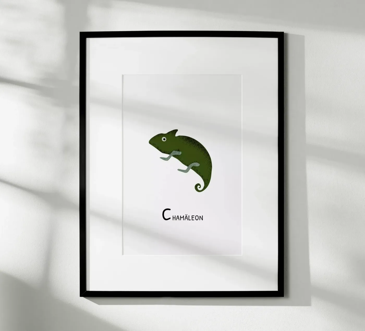 Chamäleon poster da Little Flourishes