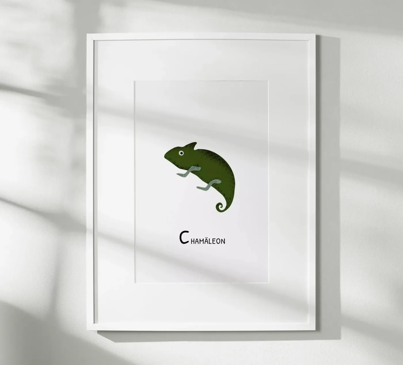 Chamäleon poster da Little Flourishes