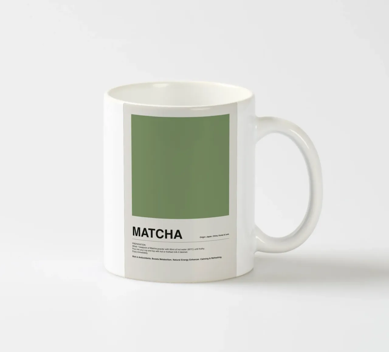Matcha Latte Chartreuse tazza in ceramica da ni-ja artboutique